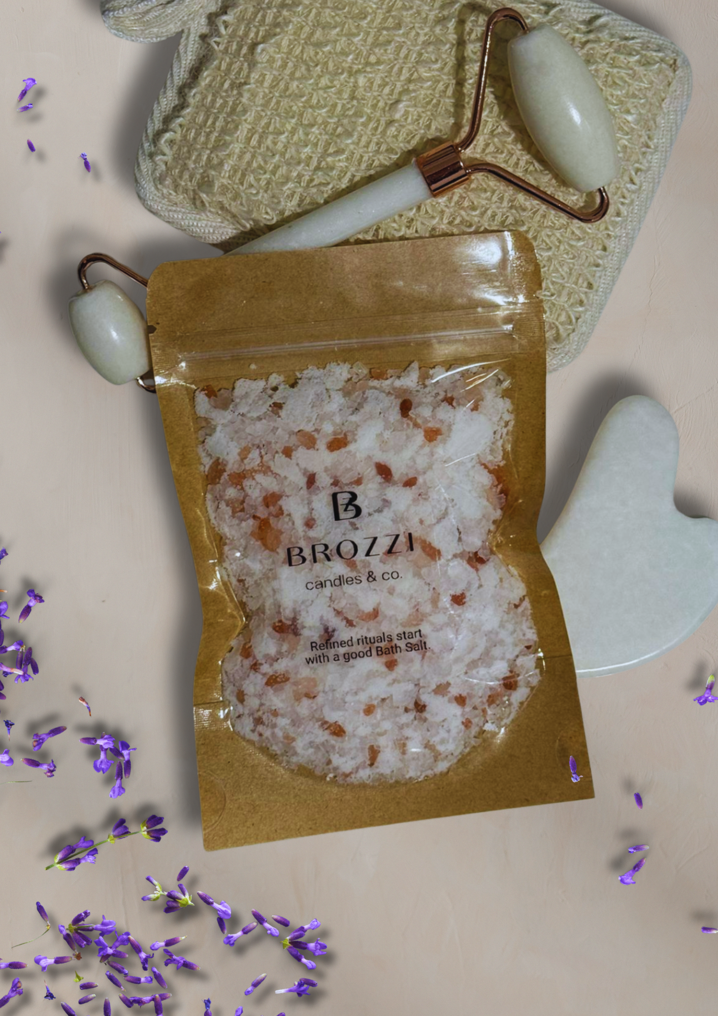 Natural Bath Salt with Lavender & Magnesium