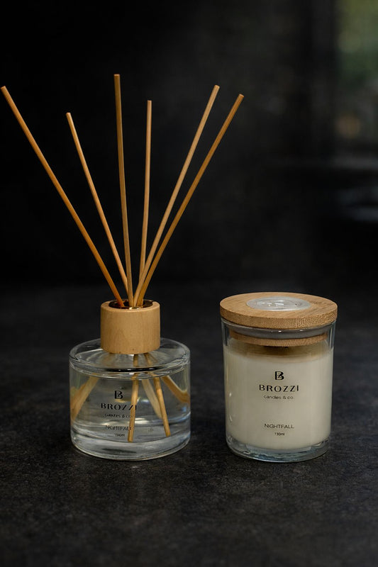 Duo Home Care – Nightfall | Scented Candle & Reed Diffuser Set