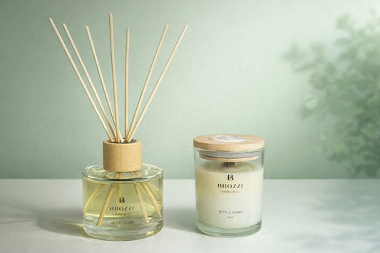 Duo Home Care – Settle Down | Scented Candle & Reed Diffuser Set